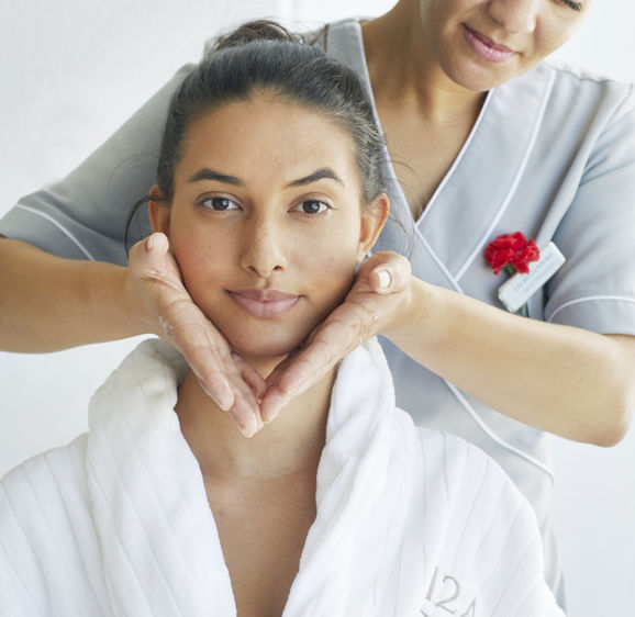 Spa facial massage Spa facial massage