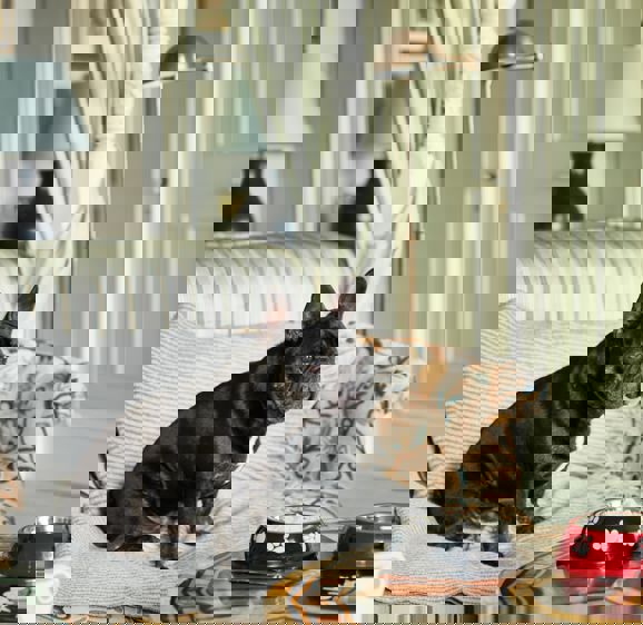 French bulldog and pet amenities French bulldog and pet amenities