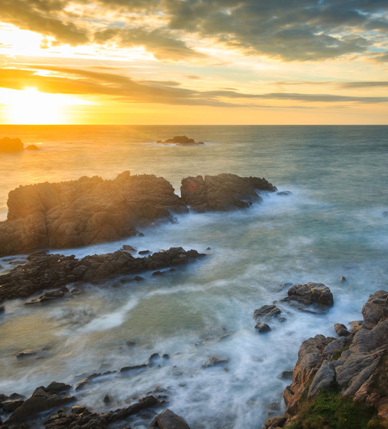 Cobo Bay sunset Cobo Bay sunset