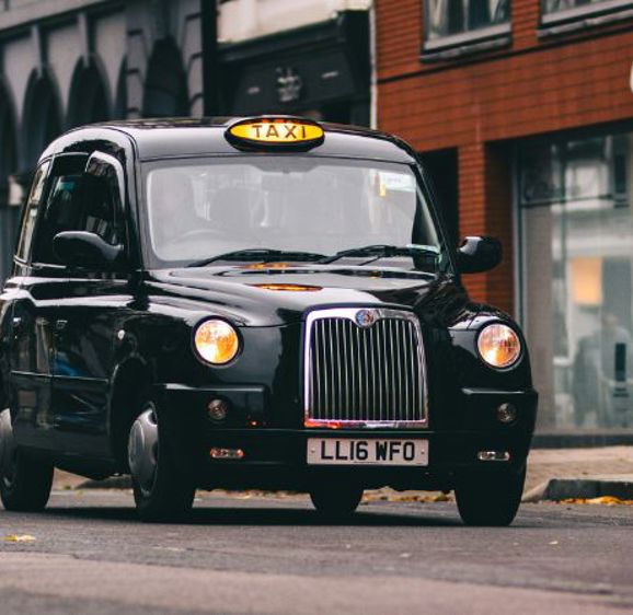 Black cab in london Black cab in london