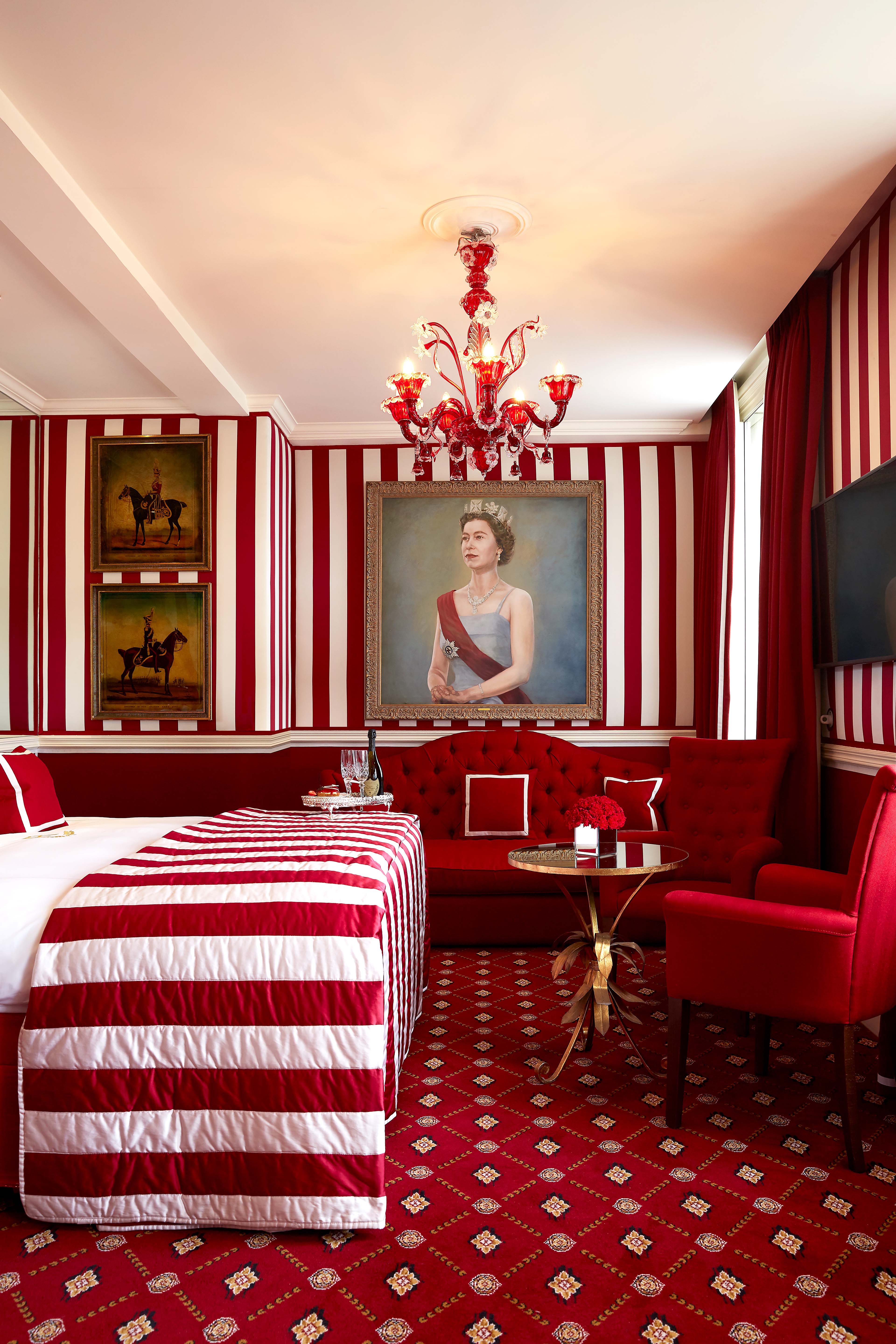 The Rubens Royal Room with Queen's Portrate