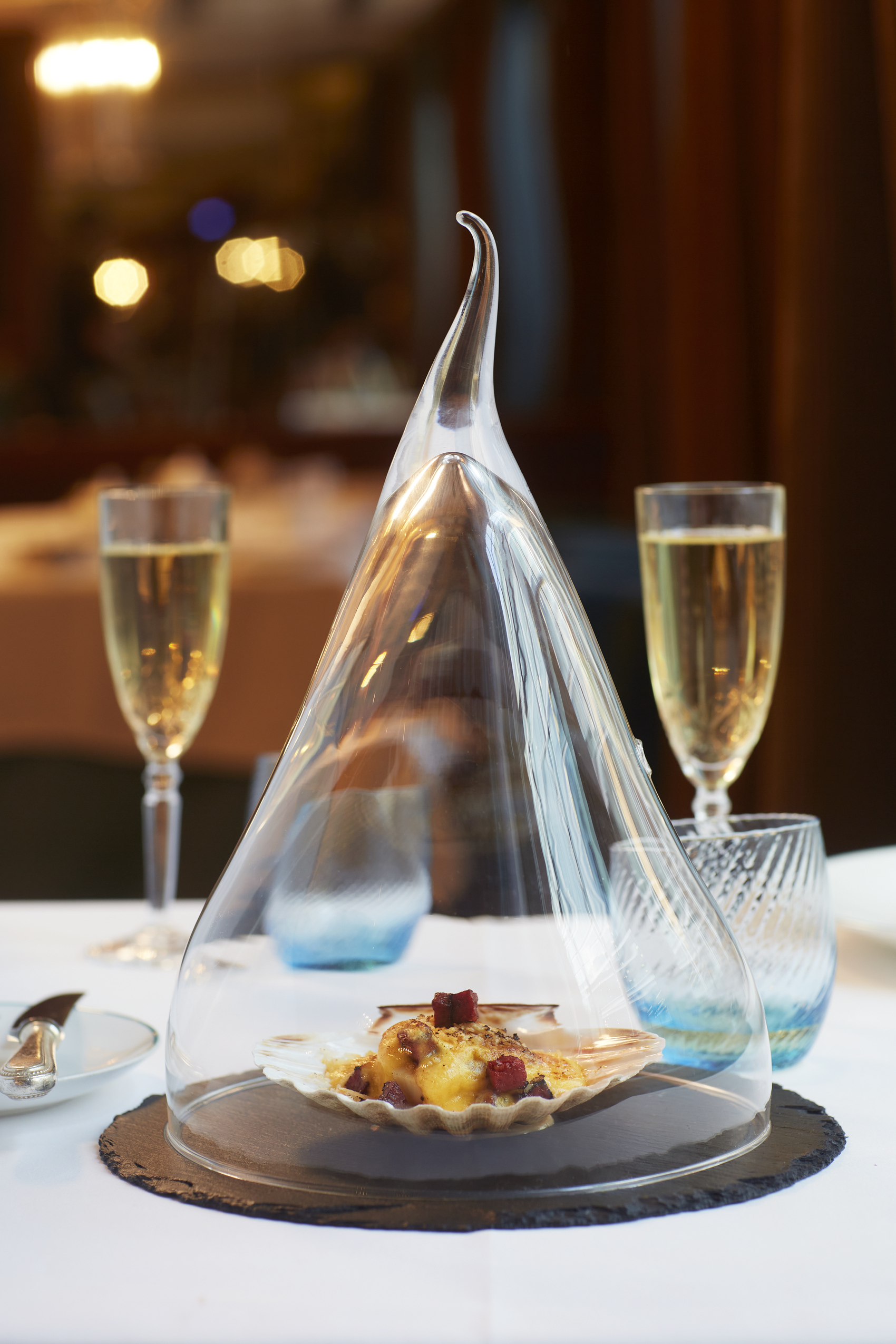 Scallops in the English Grill