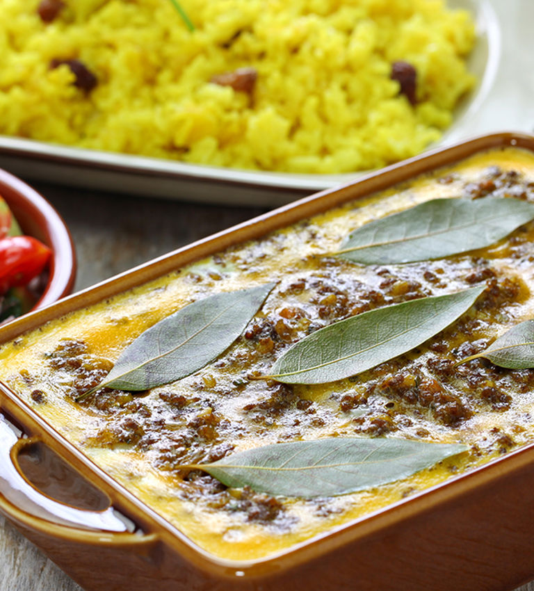 Lamb bobotie Lamb bobotie