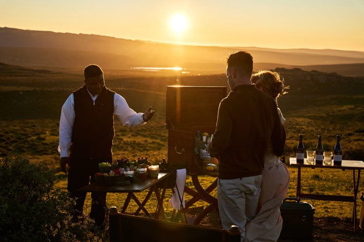 Sundowners at Bushmans Kloof