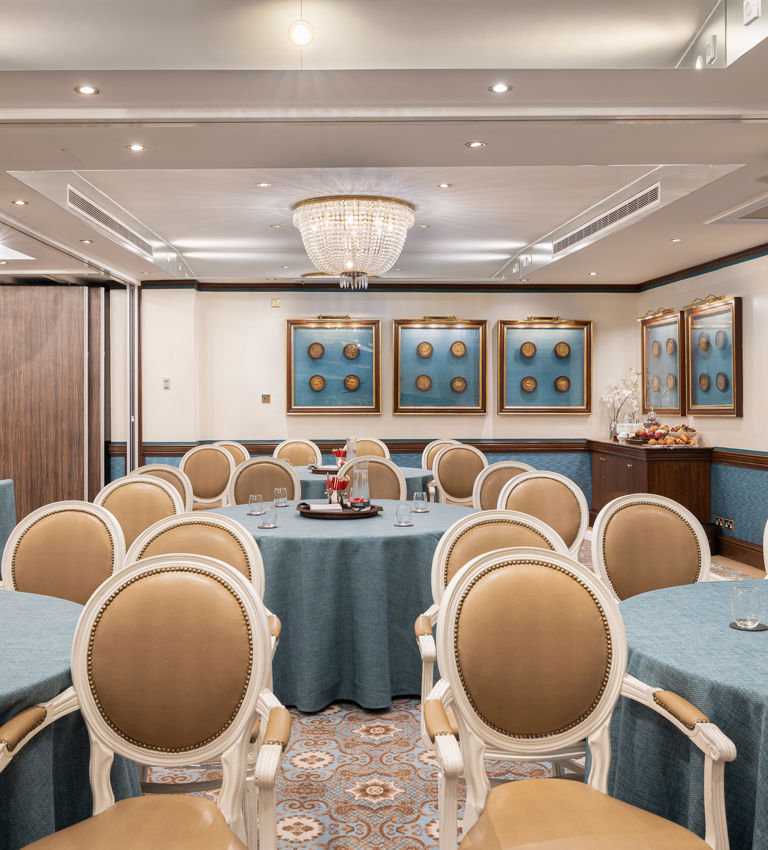 Conference set up in the Van Dyke Suite at The Rubens Hotel, London Conference set up in the Van Dyke Suite at The Rubens Hotel, London