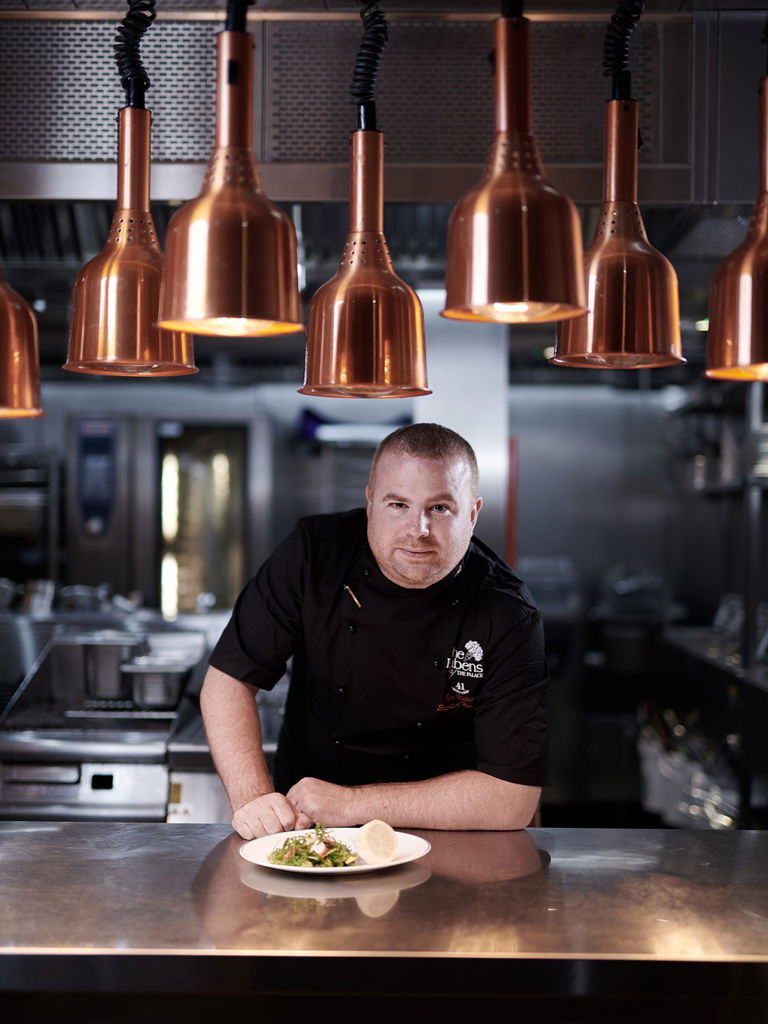 Chef Ben Kelliher in the kitchen Chef Ben Kelliher in the kitchen