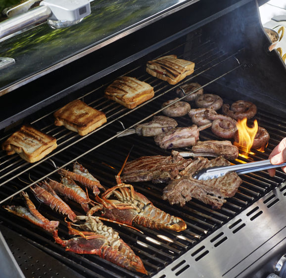 Freshly grilled food Freshly grilled food