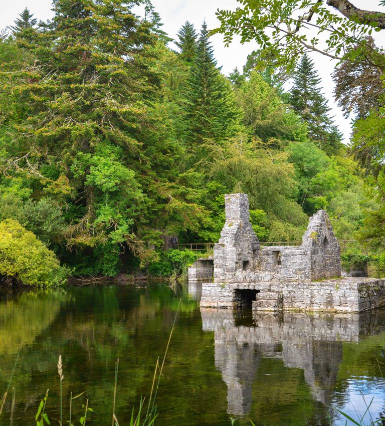 Monk's fishing house at Cong Abbey, County Mayo, Ireland Monk's fishing house at Cong Abbey, County Mayo, Ireland