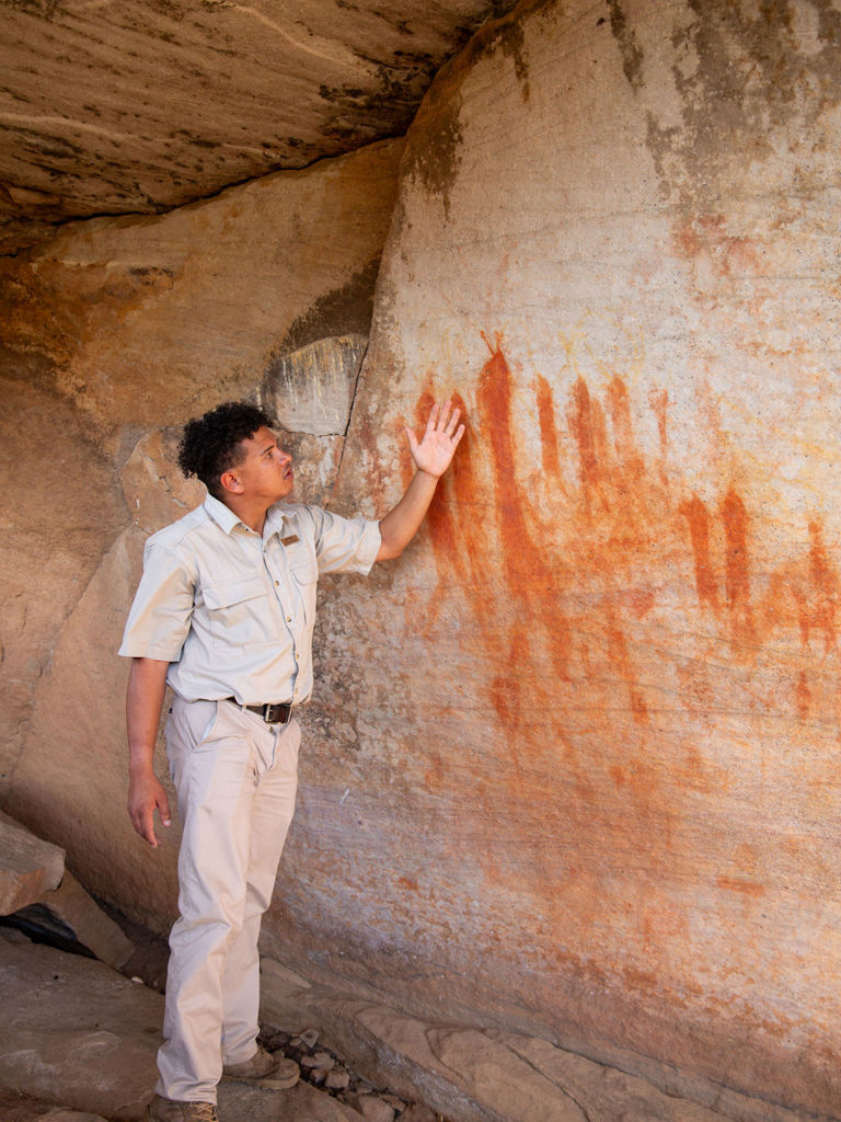 Rock Art in Bushman Kloof  Rock Art in Bushman Kloof