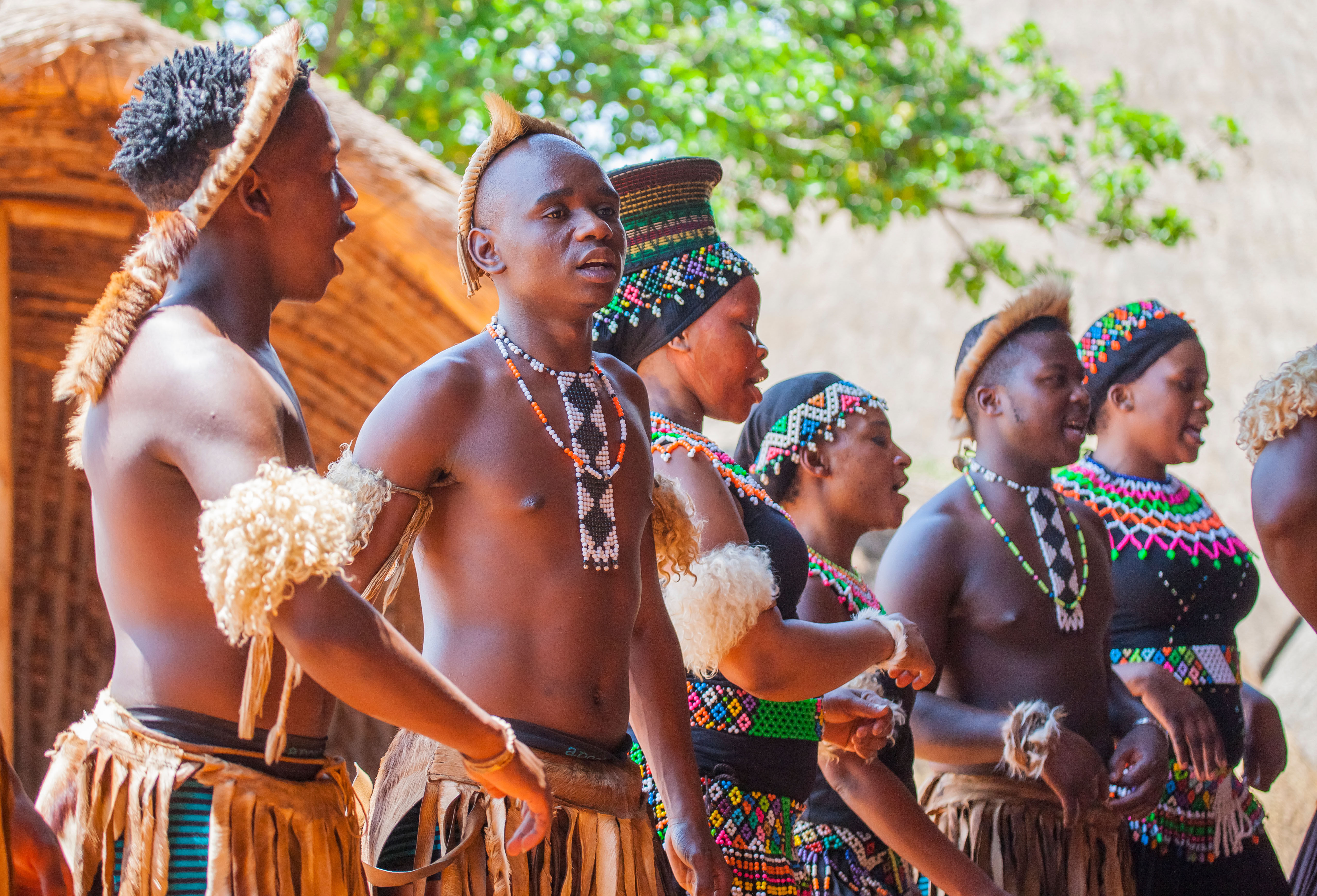 There are still traditional zulu villages near the city of Durban in KwaZulu Natal. Many tourists from all over the world visit these traditional villages. Durban, South Africa