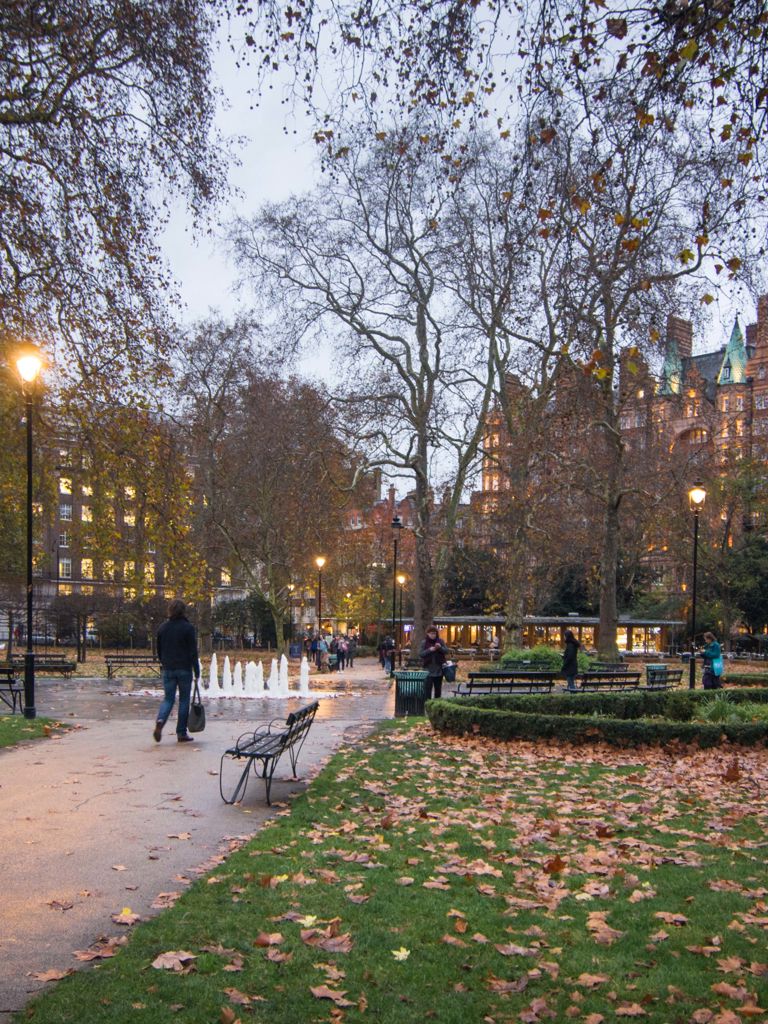 Russell Square, a large garden square in Bloomsbury area of Camden Russell Square, a large garden square in Bloomsbury area of Camden