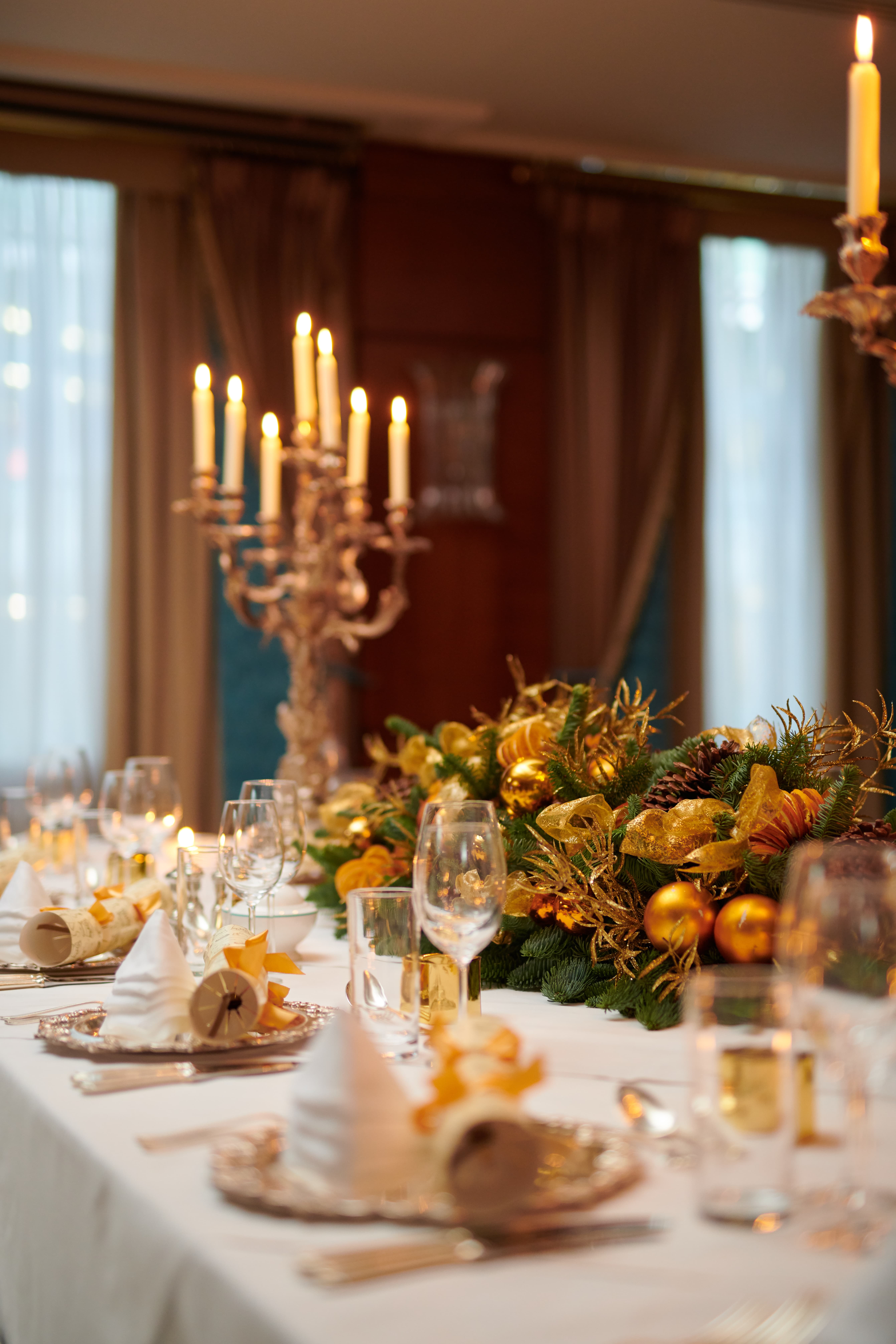 The Rubens Christmas Table Set Up