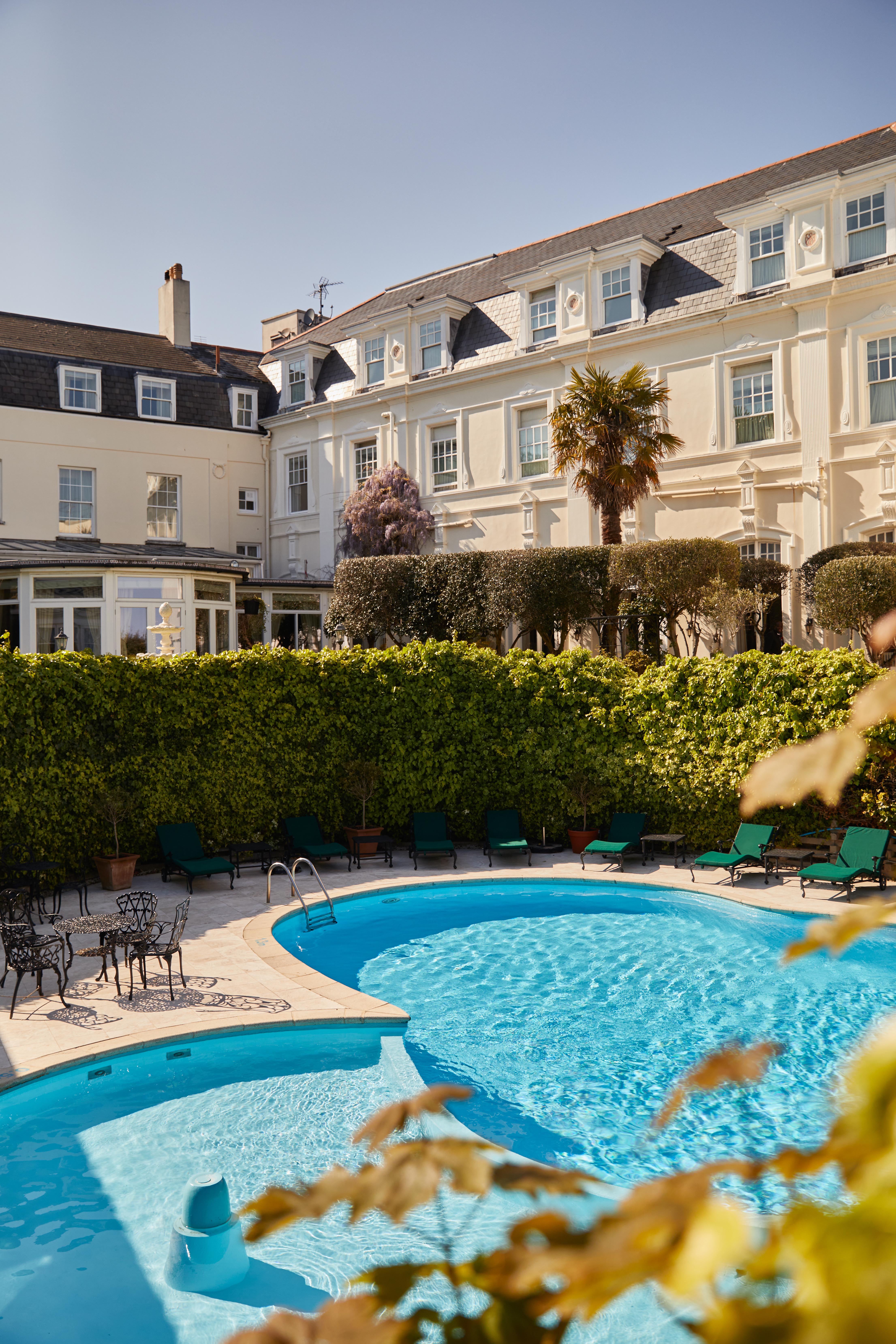 The pool at the Old Government House hotel