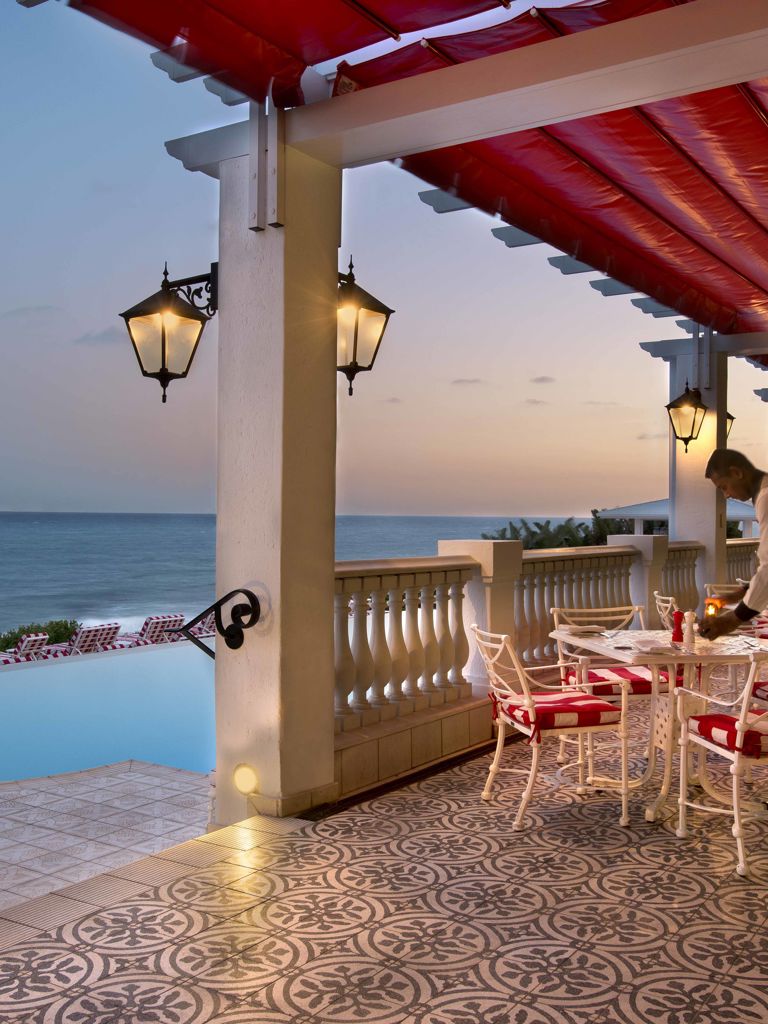 The Oyster Box Ocean Terrace service The Oyster Box Ocean Terrace service