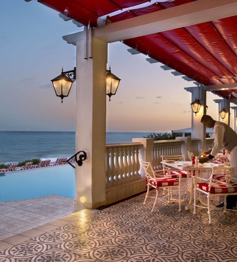 The Oyster Box Ocean Terrace service The Oyster Box Ocean Terrace service