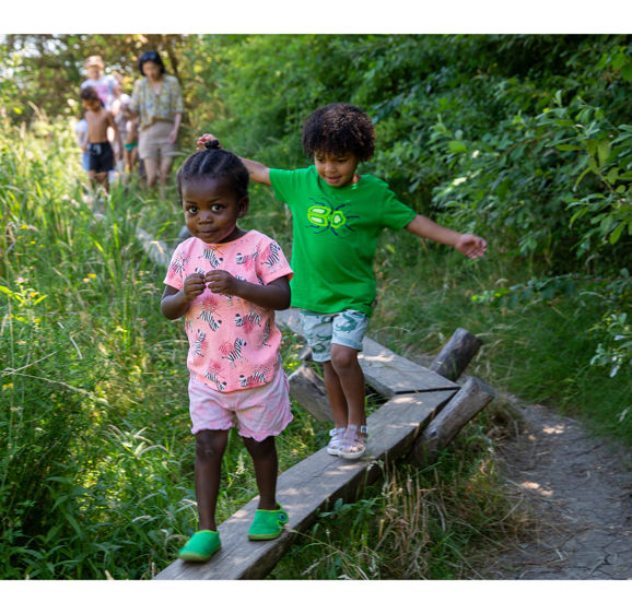Children at London Wetlands Centre Children at London Wetlands Centre