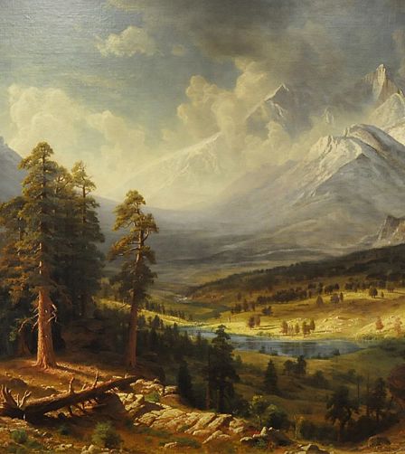 Painting of Estes Park by Albert Bierstadt Painting of Estes Park by Albert Bierstadt