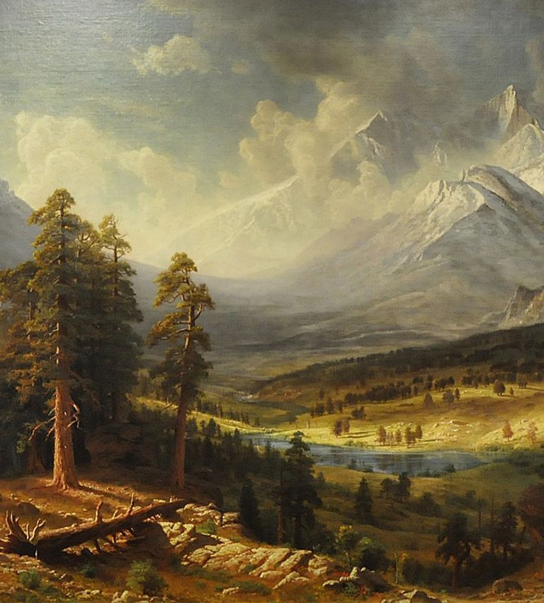 Painting of Estes Park by Albert Bierstadt Painting of Estes Park by Albert Bierstadt