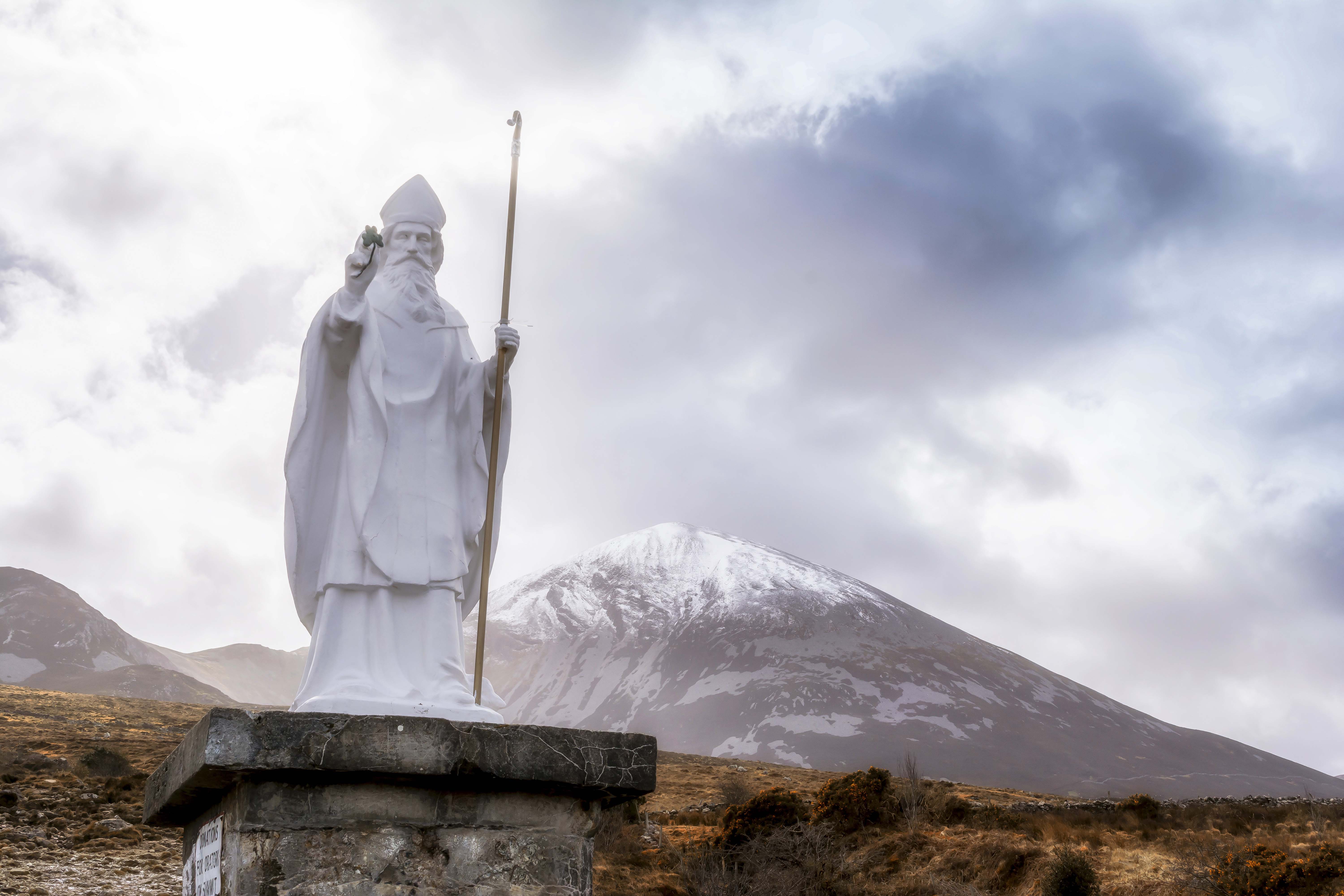 Croagh Patrick mountain is popular place to visit in Republic of Ireland