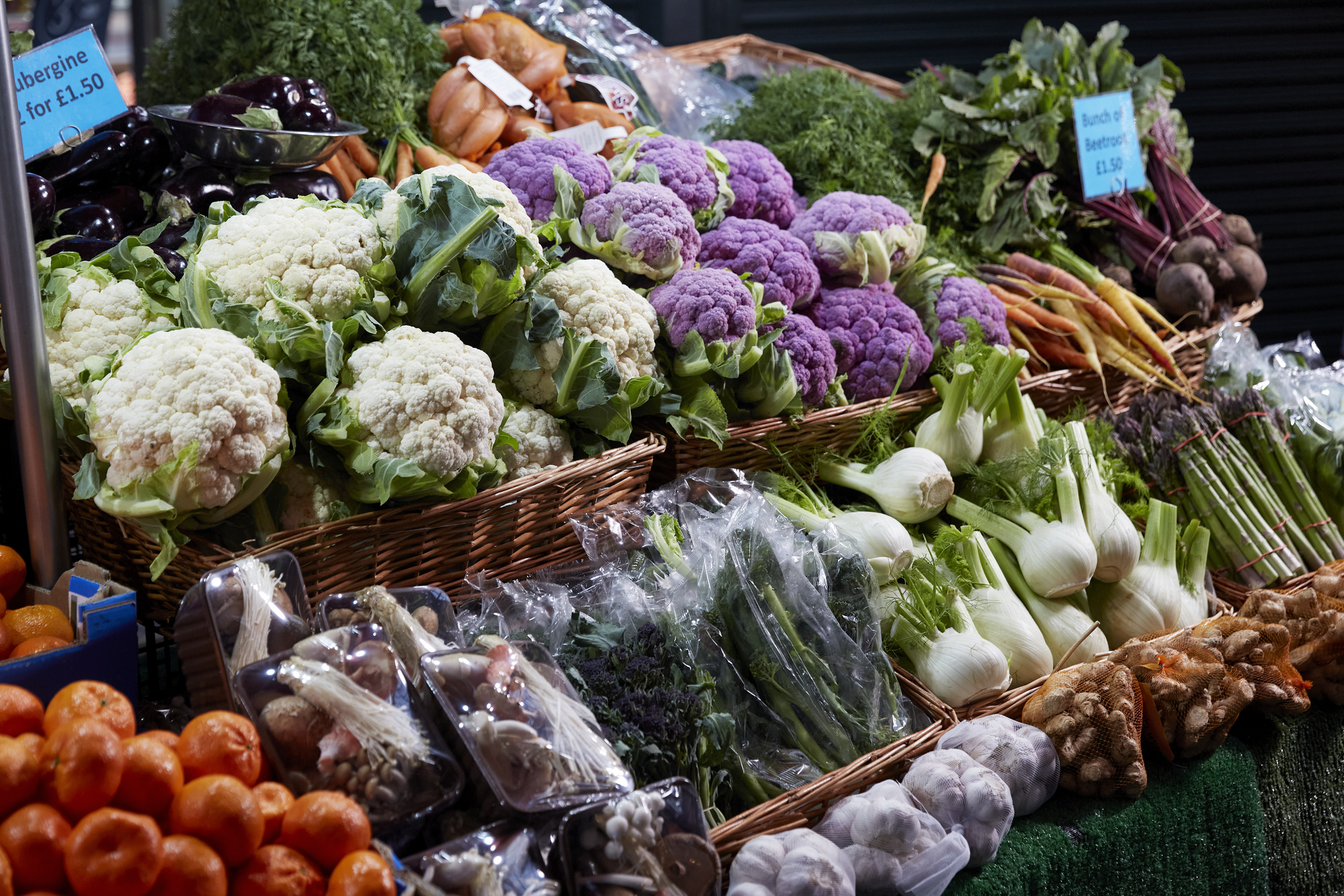 Borough Market vegetables