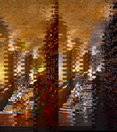 Wine cave at Ashford Castle Wine cave at Ashford Castle