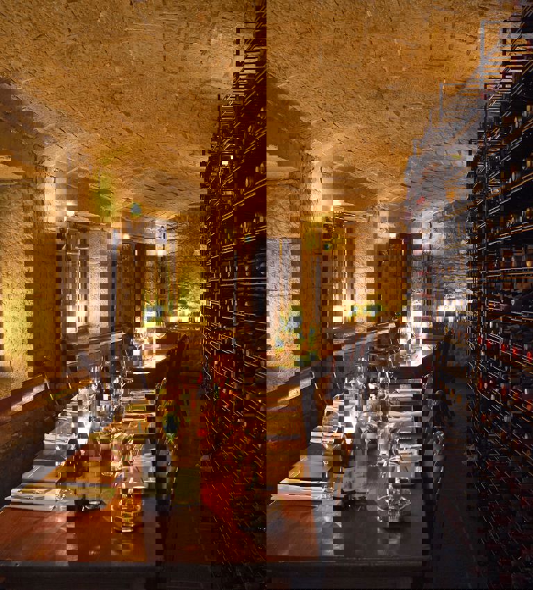 Wine cave at Ashford Castle Wine cave at Ashford Castle