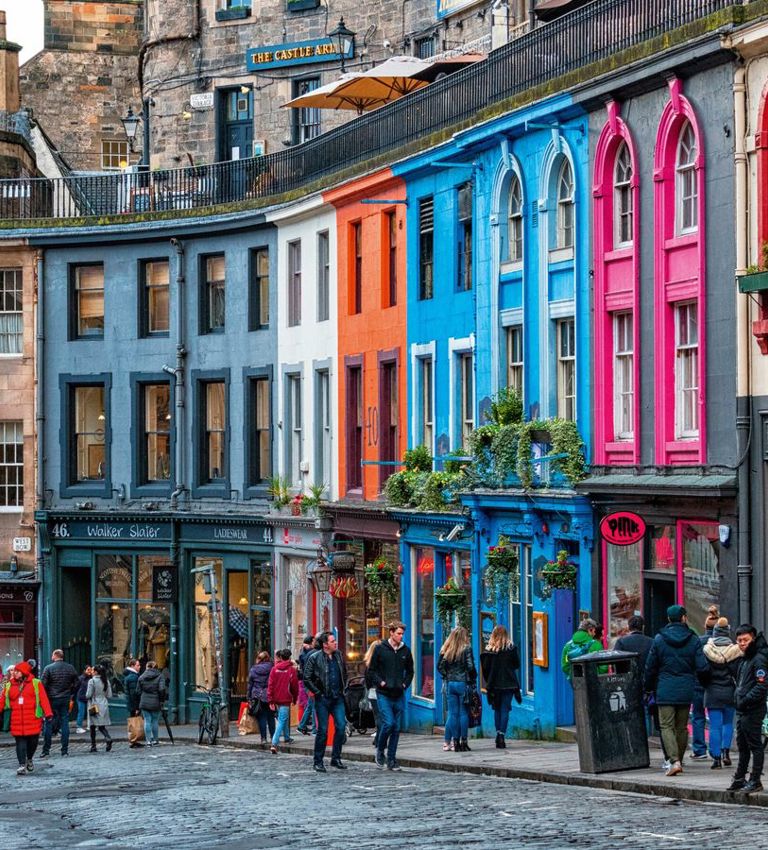 Edinburgh's Victoria Street Edinburgh's Victoria Street