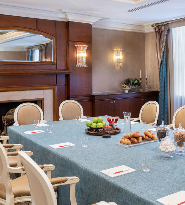 Conference set up in the Rembrandt Suite at The Rubens Hotel, London Conference set up in the Rembrandt Suite at The Rubens Hotel, London