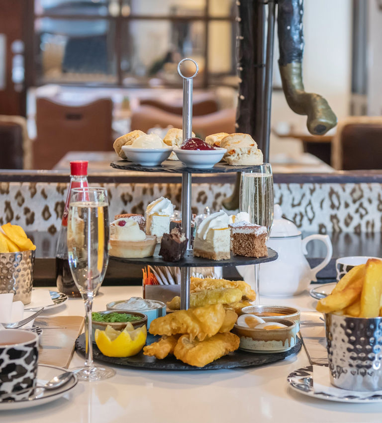 Bbar Fish & Chips Afternoon Tea Bbar Fish & Chips Afternoon Tea