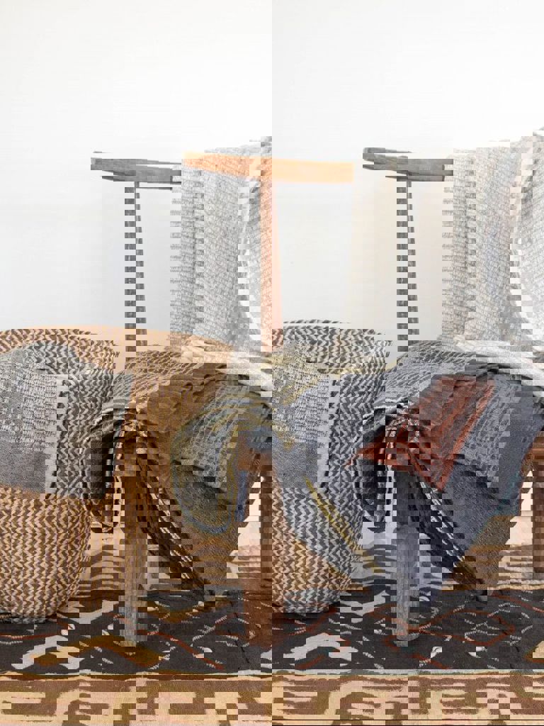 African Jacquard Throws Lifestyle Shot African Jacquard Throws Lifestyle Shot