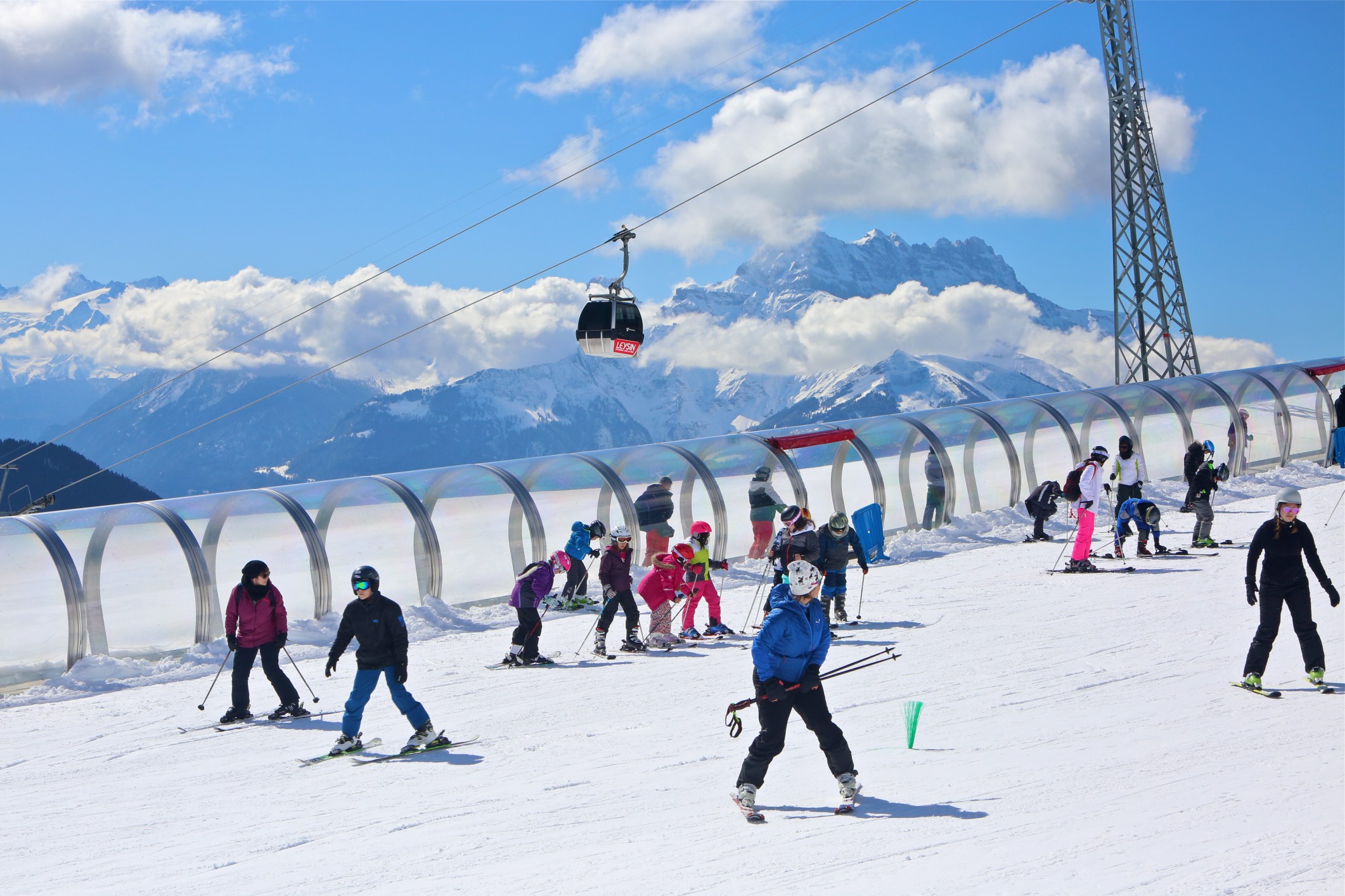 Leysin Hiver Vallée Blanche
