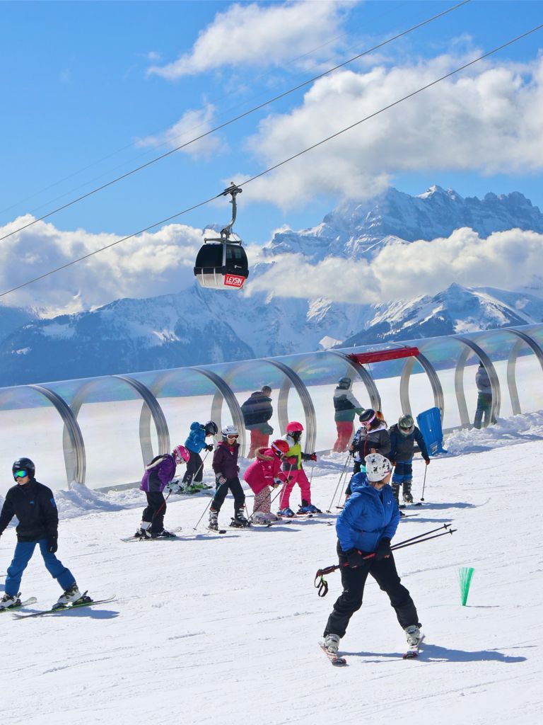 Leysin Hiver Vallée Blanche Leysin Hiver Vallée Blanche